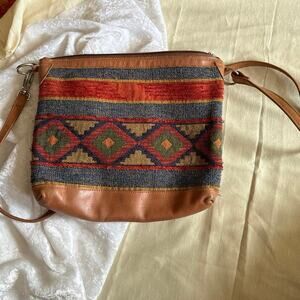 Vintage 80’s/90’s leather purse made in Argentina shoulder bag